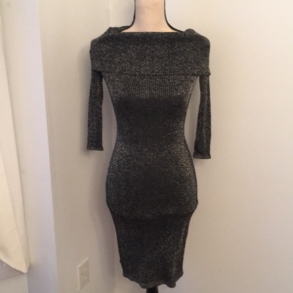 Express Dresses & Skirts - Express NWT shimmering black dress XS